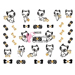 Stickere 3D pentru unghii cod JH035 - Pisicute 
